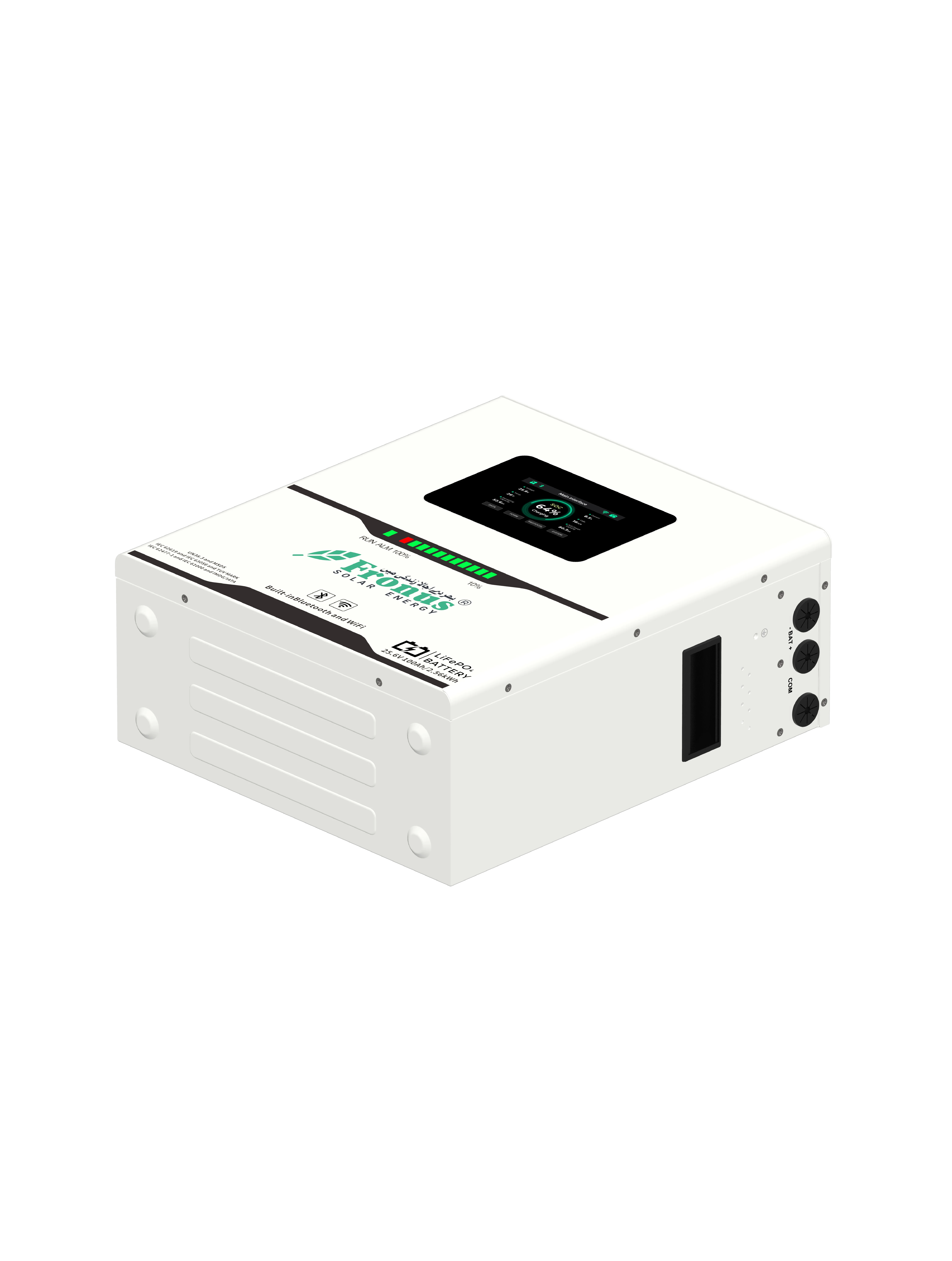 Platinum 2.56kW 25.6V 100AH Lithium Battery - top