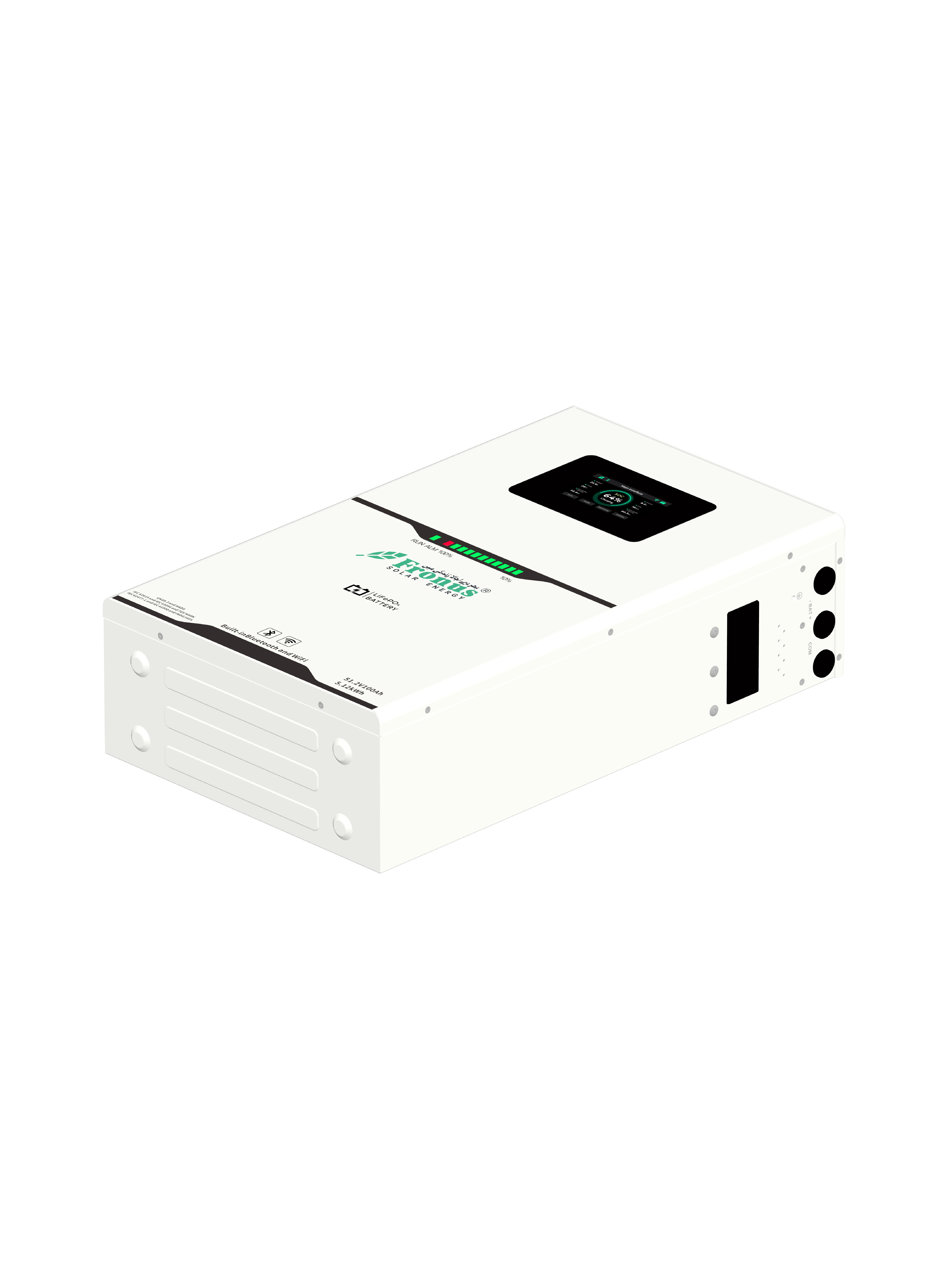 Platinum 5.12kW 51.2V 100AH Lithium Battery - top